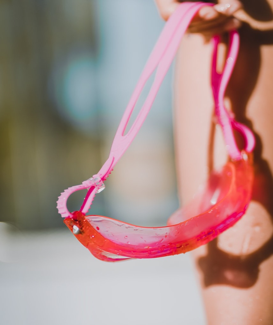 Watery Schwimmbrille für Kinder - Mantis 2.0 - Atlantic Rosa/klar