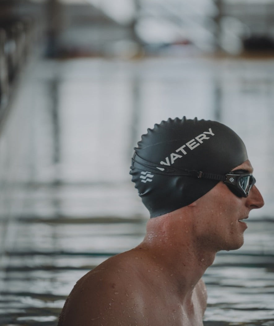 Watery Badekappe (Ab 12 Jahren) - Signature - Schwarz