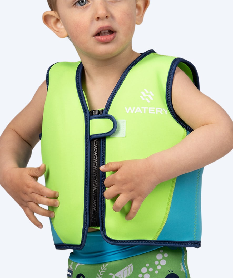 Watery Schwimmweste für Kinder (2-10) - Basic - Grün