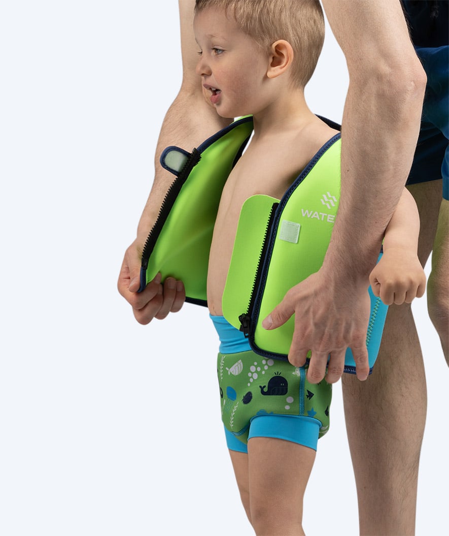 Watery Schwimmweste für Kinder (2-10) - Basic - Grün