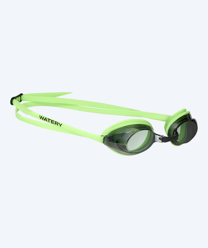 Watery Schwimmbrille für Kinder - Catch - Grün (Smoke Scheiben)