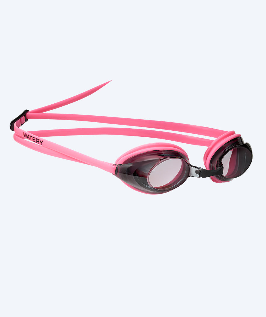 Watery Schwimmbrille für Kinder - Catch - Rosa (Smoke Scheiben)