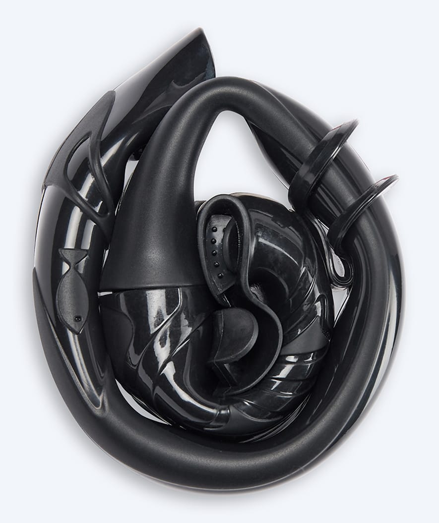 Watery Schnorchel für Erwachsene (Ab 12 Jahren) - Cliff - Schwarz