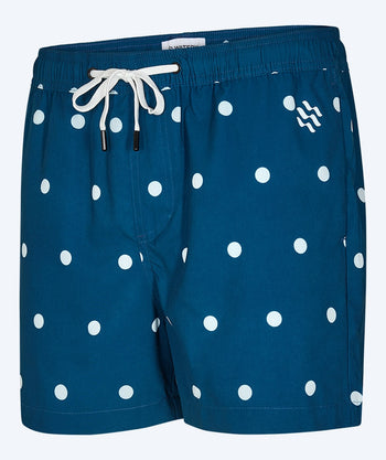 Watery Badeshorts für Herren - Clifford Eco - Dunkelblau/Weiß