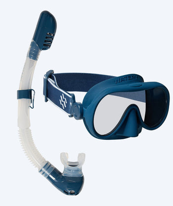 Watery Combo Schnorchelset für Kinder (4-10) - Alton - Donkerblau