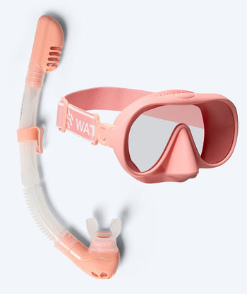 Watery Combo Schnorchelset für Kinder (4-10) - Alton - Rosa