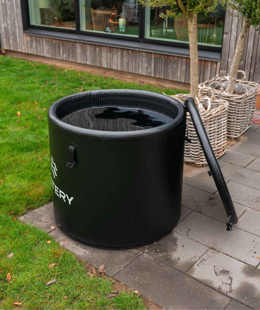 Watery aufblasbare Eistonne - Deluxe - Schwarz