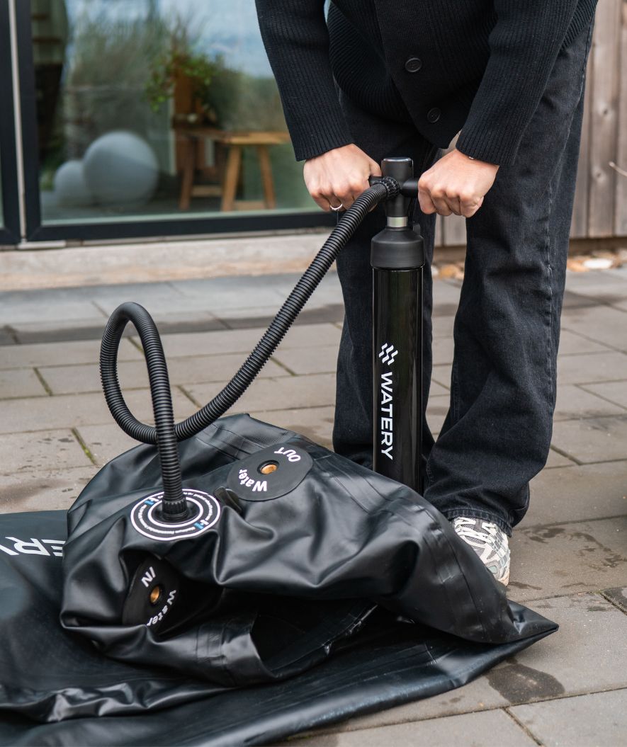 Watery aufblasbare Eistonne - Deluxe - Schwarz