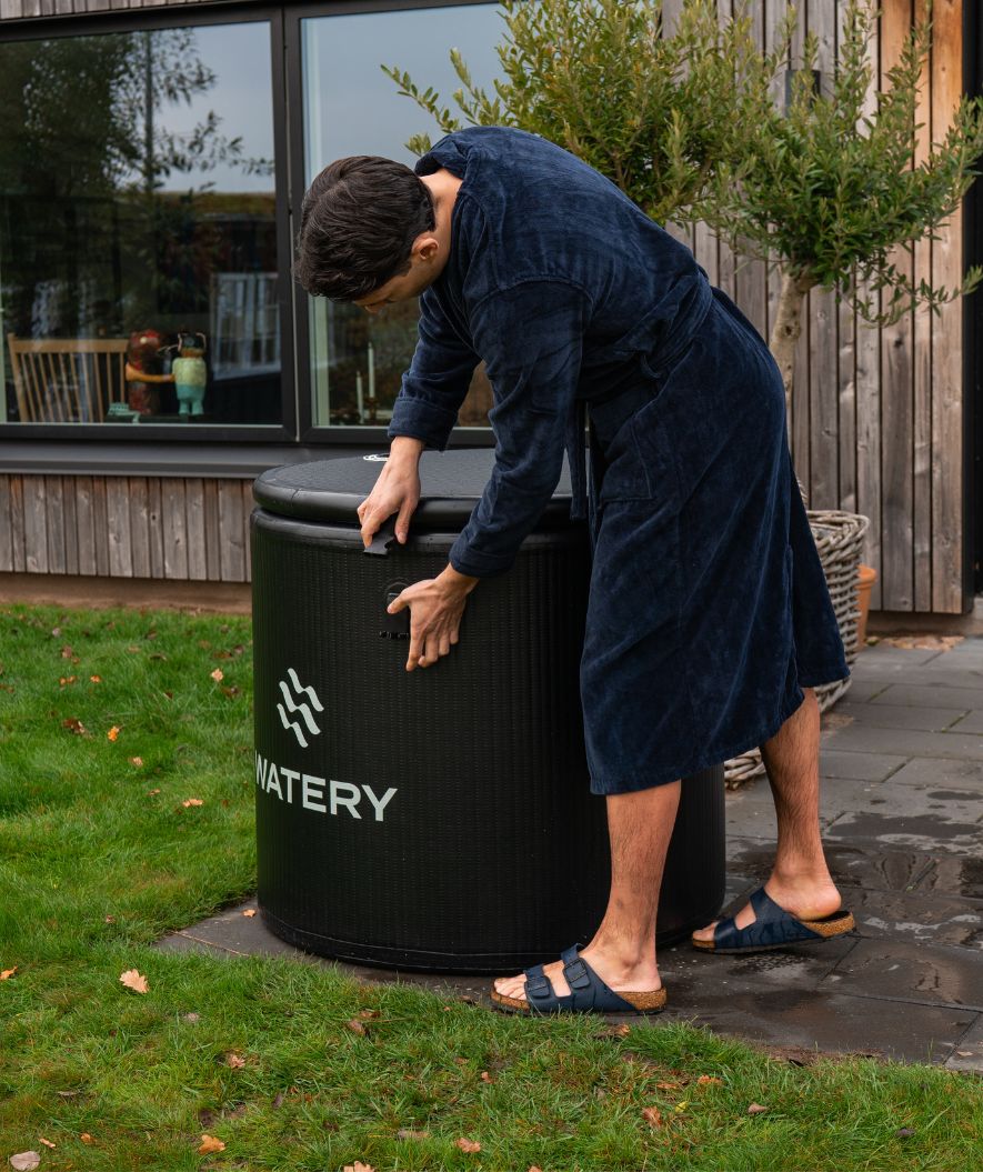 Watery aufblasbare Eistonne - Deluxe - Schwarz