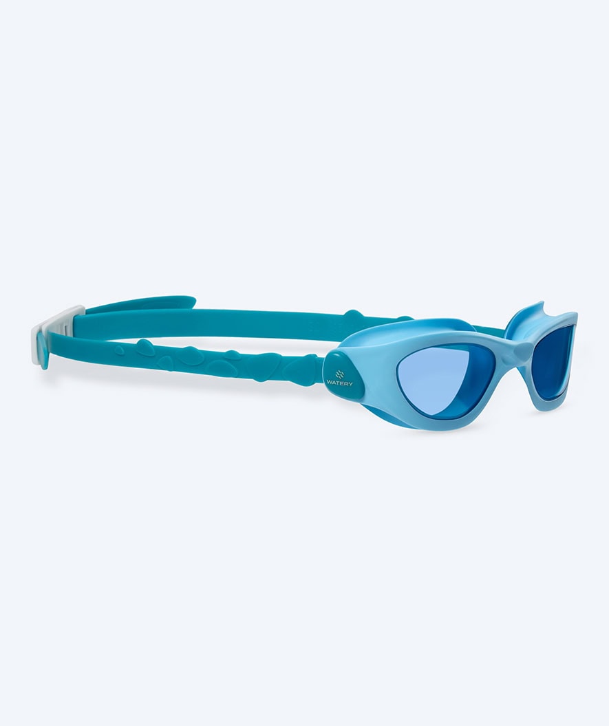 Watery Schwimmbrille fürs Training für Kinder - Evian - Blau/blau