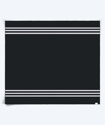 Watery Mikrofaser Badehandtuch - Eco Nebraska Familie - Schwarz