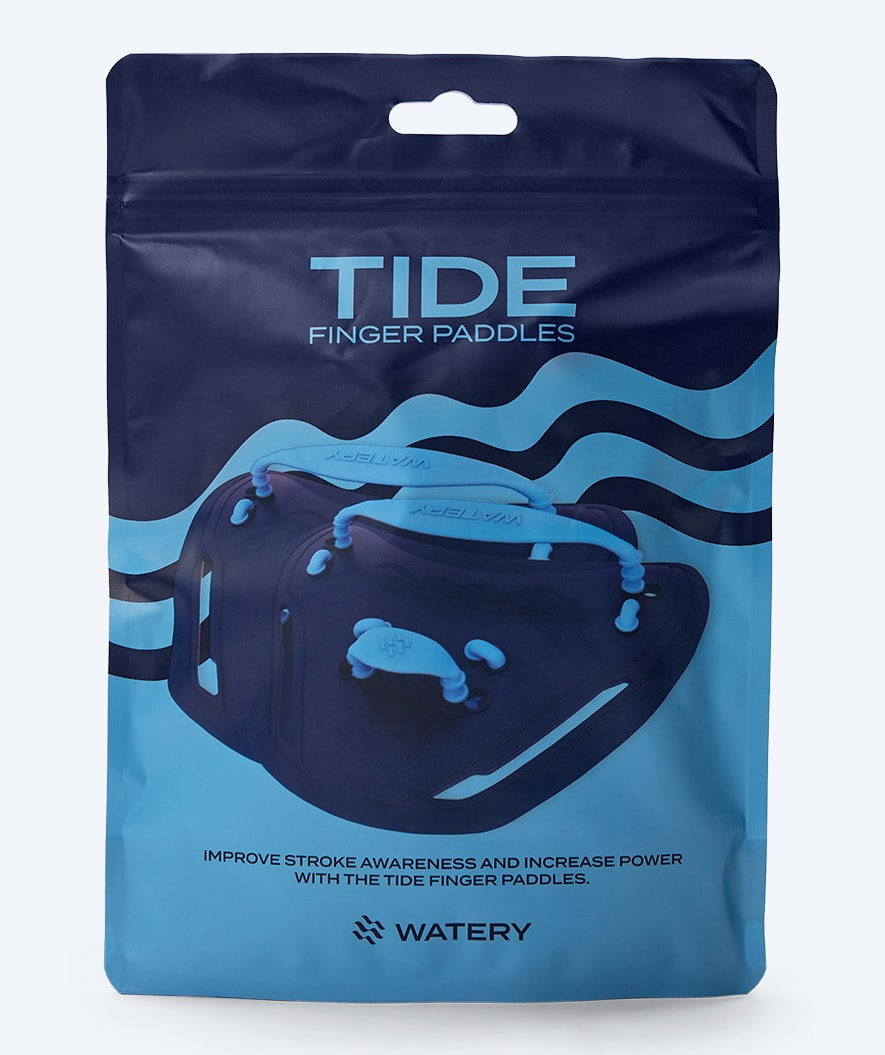 Watery Finger Paddles - Tide - Blau