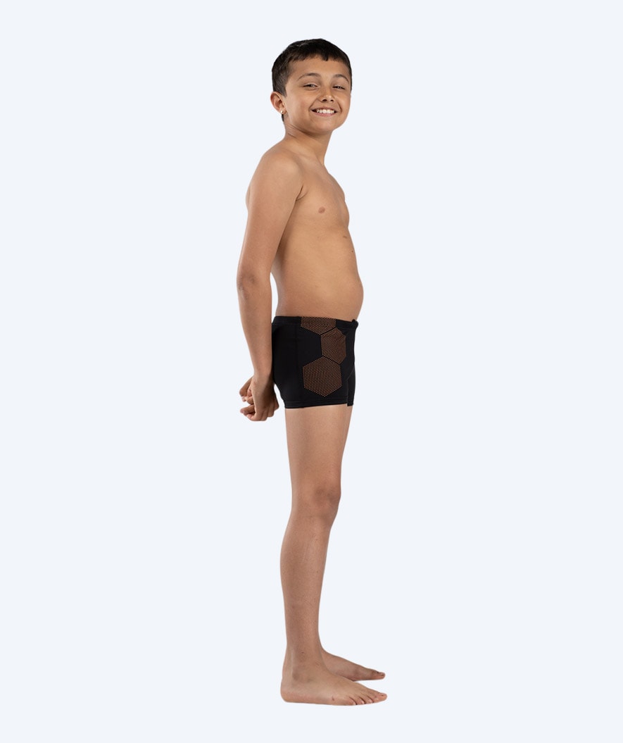 Watery Badehose für Jungen - Flaming Vegas Eco - Orange Corner