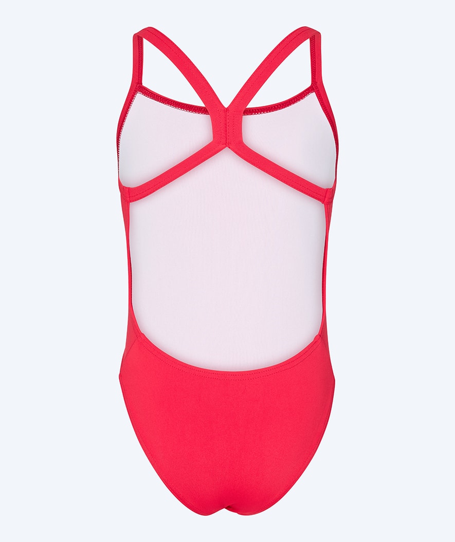 Watery Badeanzug für Mädchen - Freestyler Solid - Cherry Red