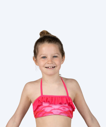 Watery Meerjungfrau Bikini Top für Mädchen - Rosa Blush