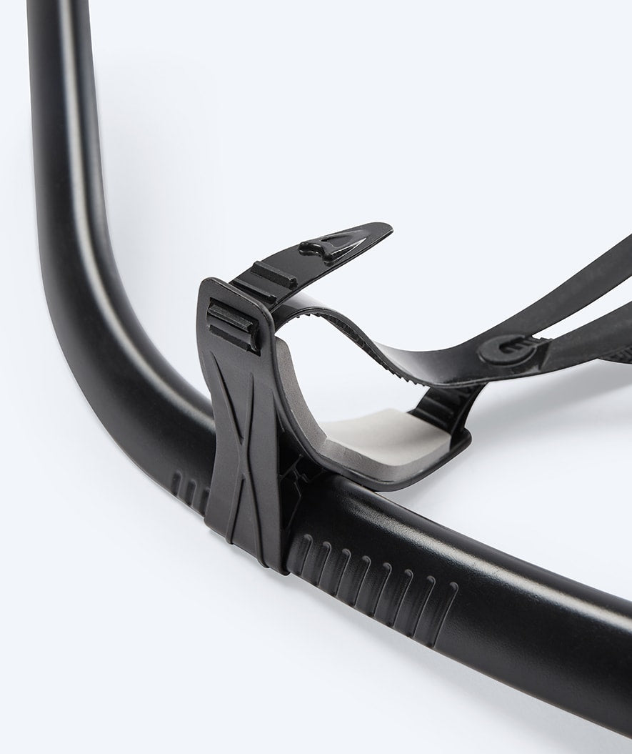 Watery Centerschnorchel für Junior (10-16) - Hydrolite - Schwarz