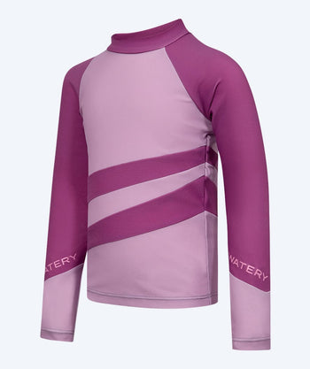 Watery UV Shirt für Kinder- Manami Long Sleeve Rashguard - Atlantic Purple