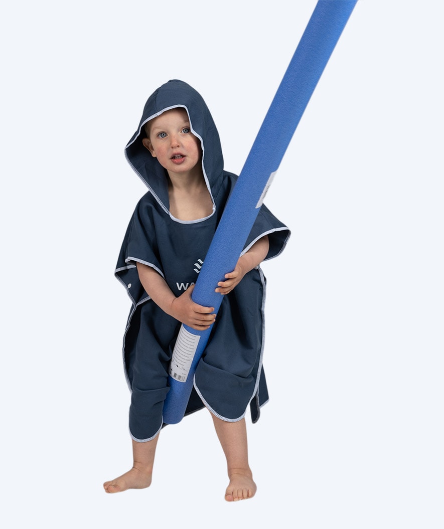 Watery Badeponcho für Kinder (1-6) - Mikrofaser - Dunkelblau