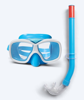 Watery Combo Schnorchelset für Junior (8-15) - Misu - Blau