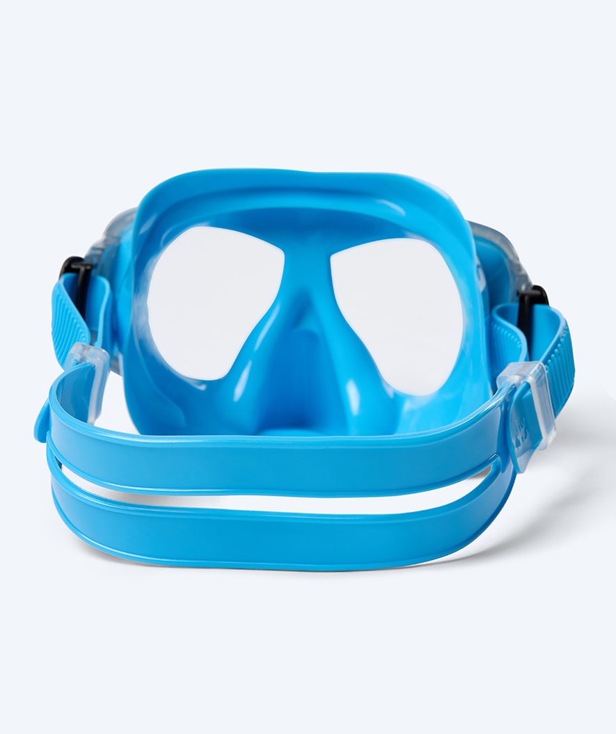 Watery Tauchmaske für junior - Misu - Blau/Weiß
