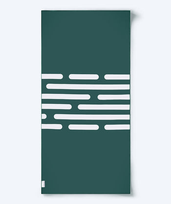 Watery Mikrofaser Badehandtuch - Eco Nebraska - Dunkelgrün