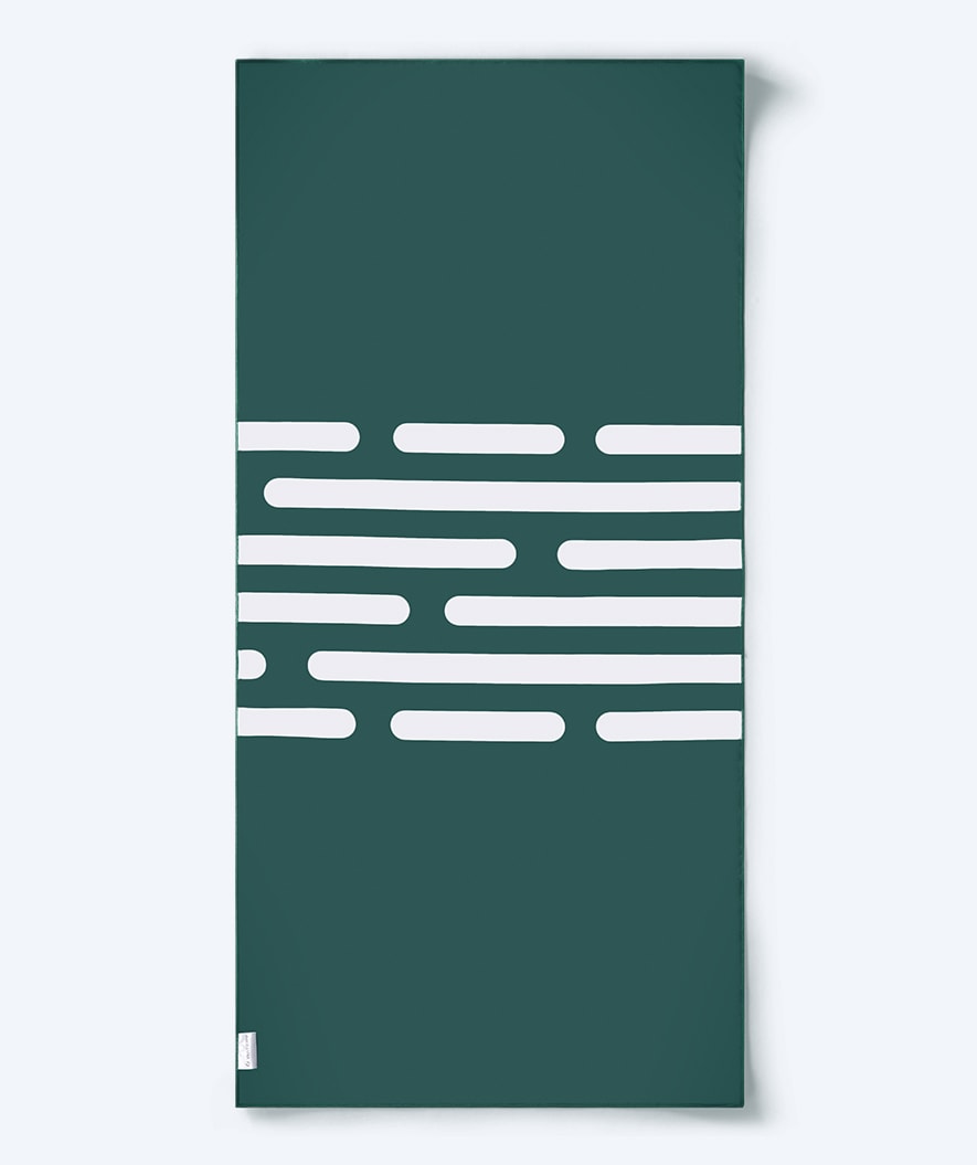 Watery Mikrofaser Badehandtuch - Eco Nebraska - Dunkelgrün