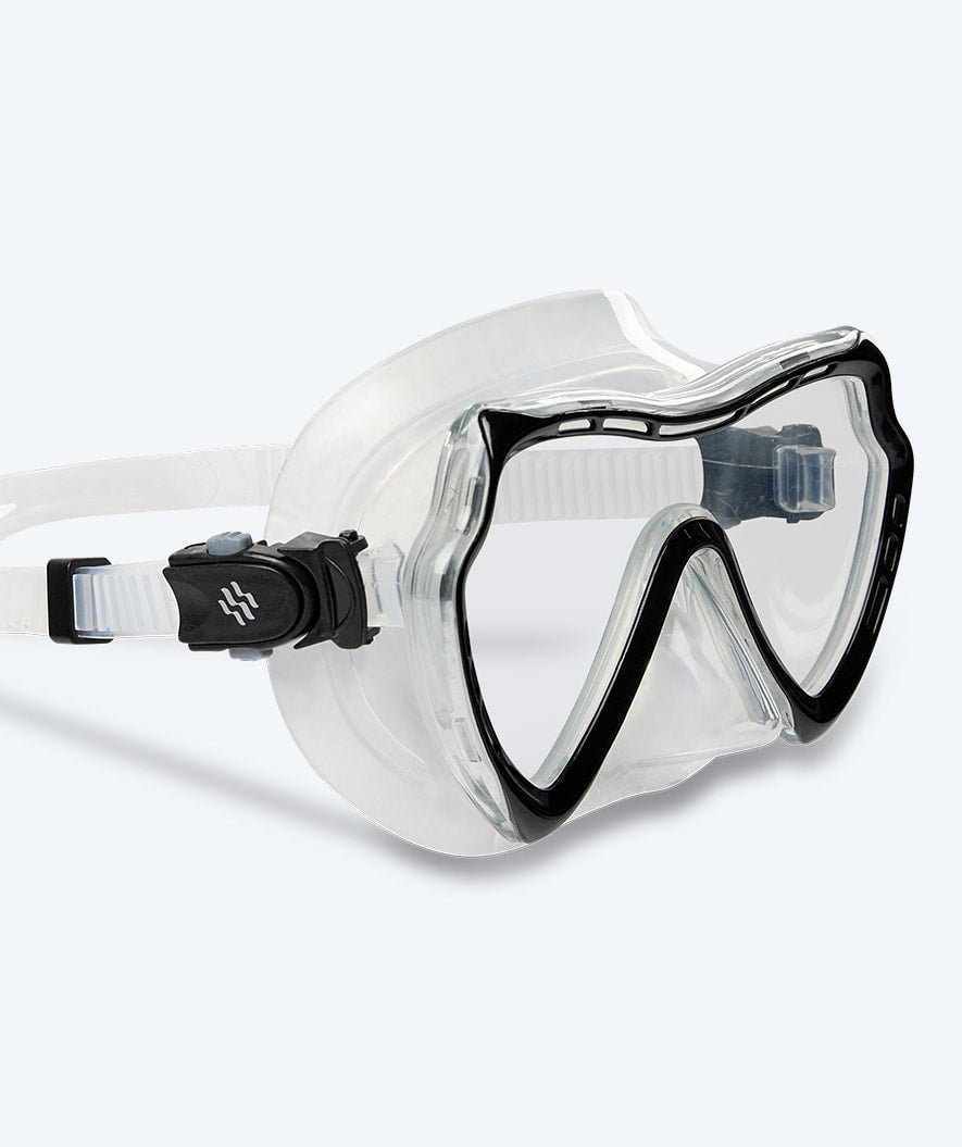 Watery Tauchmaske für Erwachsene (Ab 15 Jahren) - Nebula - Schwarz