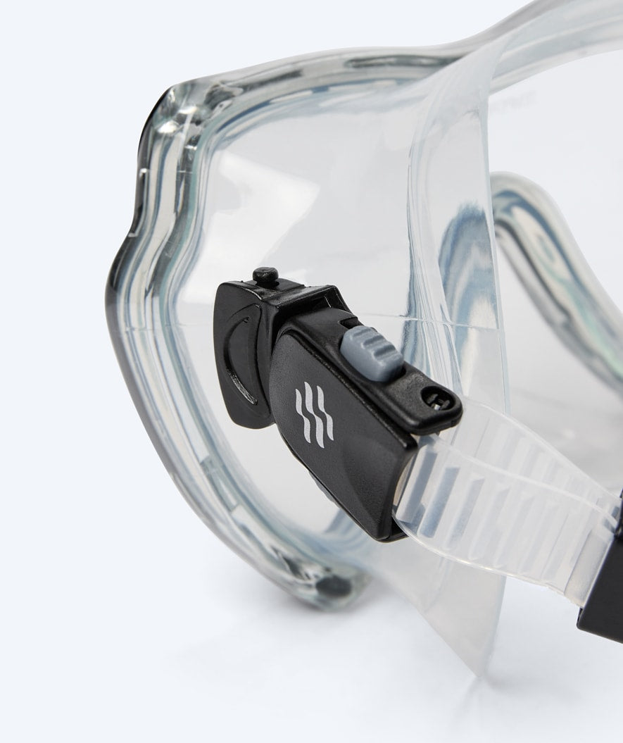Watery Tauchmaske für Erwachsene (Ab 15 Jahren) - Nebula - Schwarz