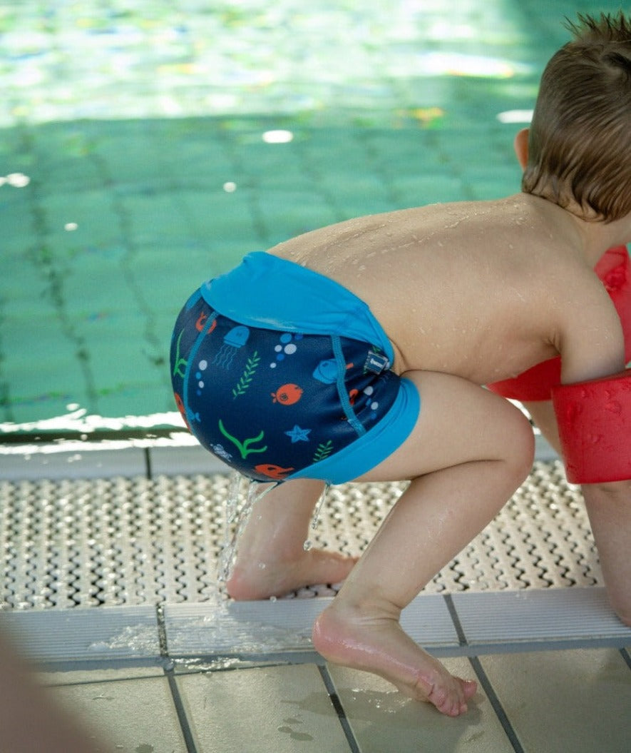 Watery Schwimmwindelhosen für Kinder - Neoprene Swim Nappy - Atlantic Rosa