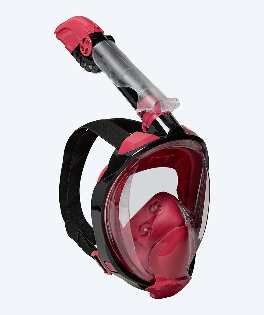 Watery Vollgesichtstauchmaske für Erwachsene - Ocean Pro - Rot