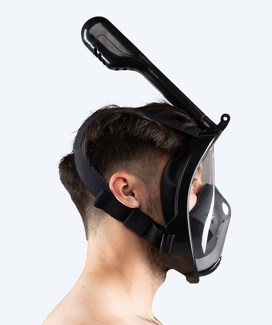 Watery Vollgesichts-Tauchmaske für Erwachsene - Oxygen - Schwarz