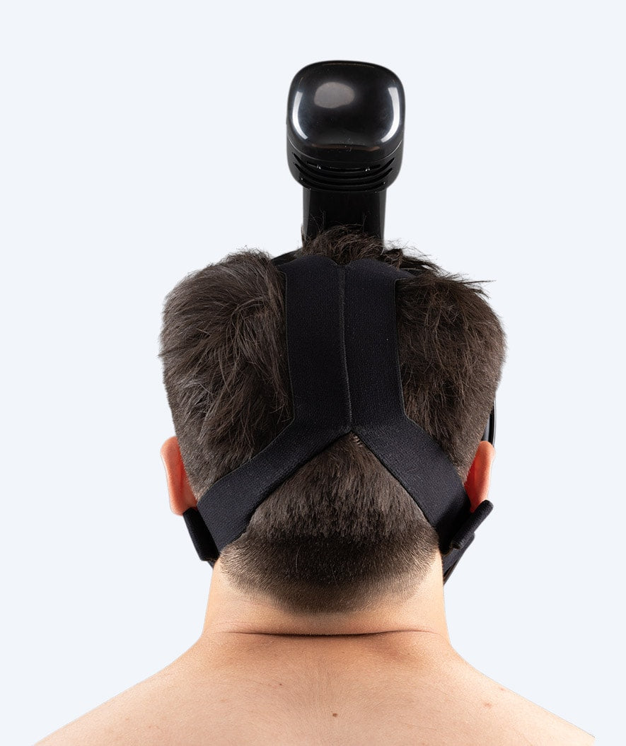 Watery Vollgesichts-Tauchmaske für Erwachsene - Oxygen - Schwarz