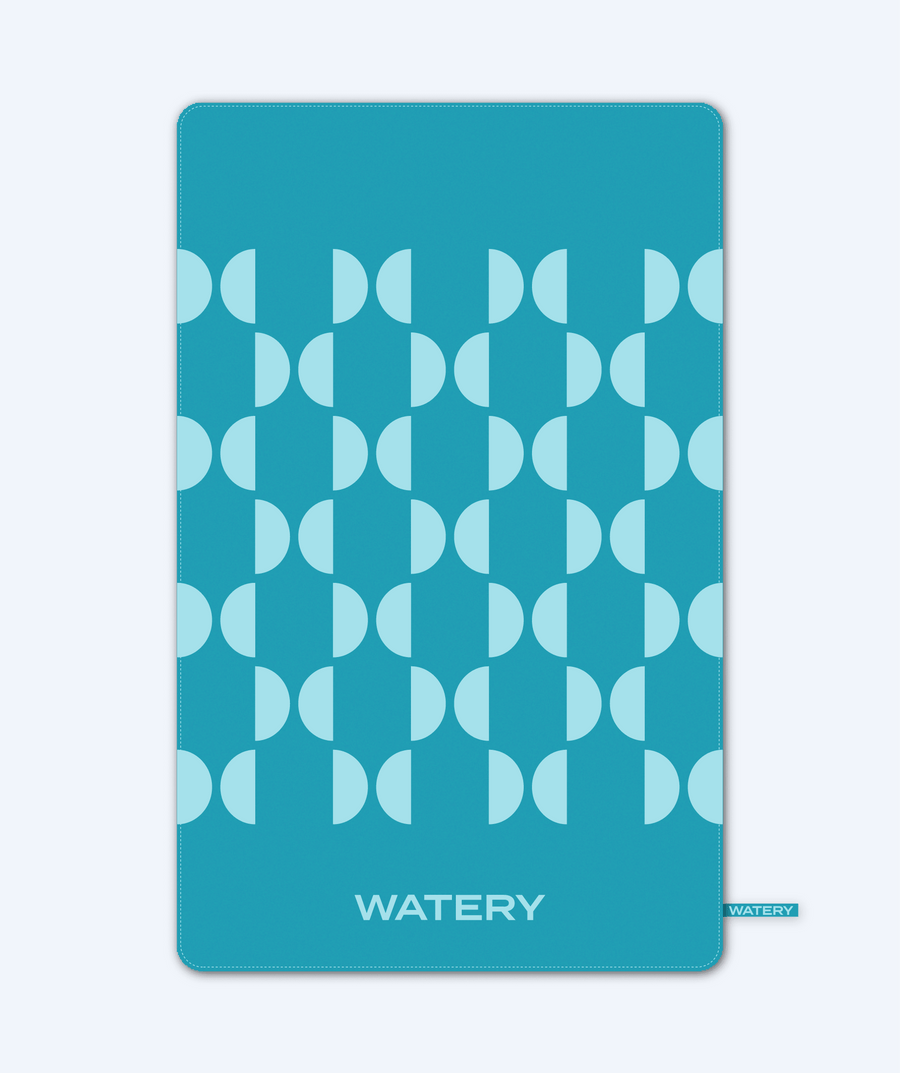 Watery Mikrofaser Badehandtuch (160 x 80 cm) - Rafferty - Ocean Blue