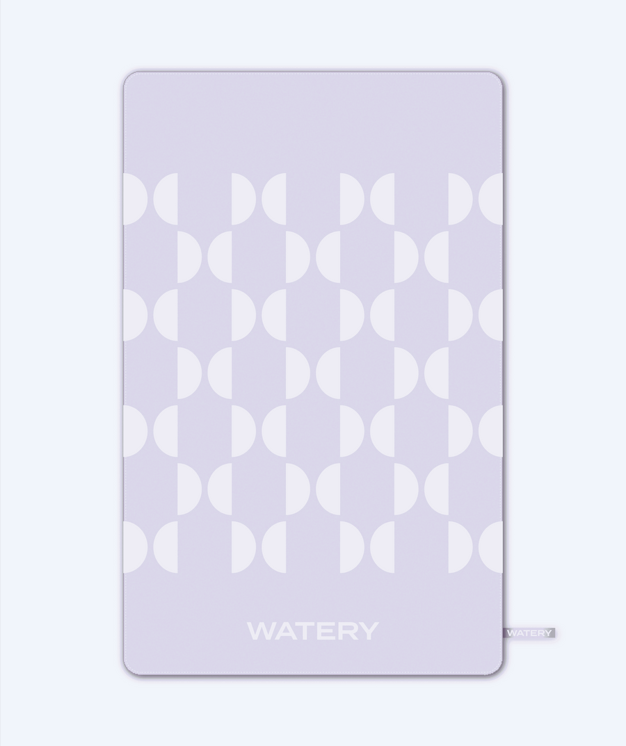 Watery Mikrofaser Badehandtuch (160 x 80 cm) - Rafferty - Dust Purple