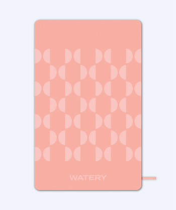 Watery Mikrofaser Badehandtuch (160 x 80 cm) - Rafferty - Blurish Pink