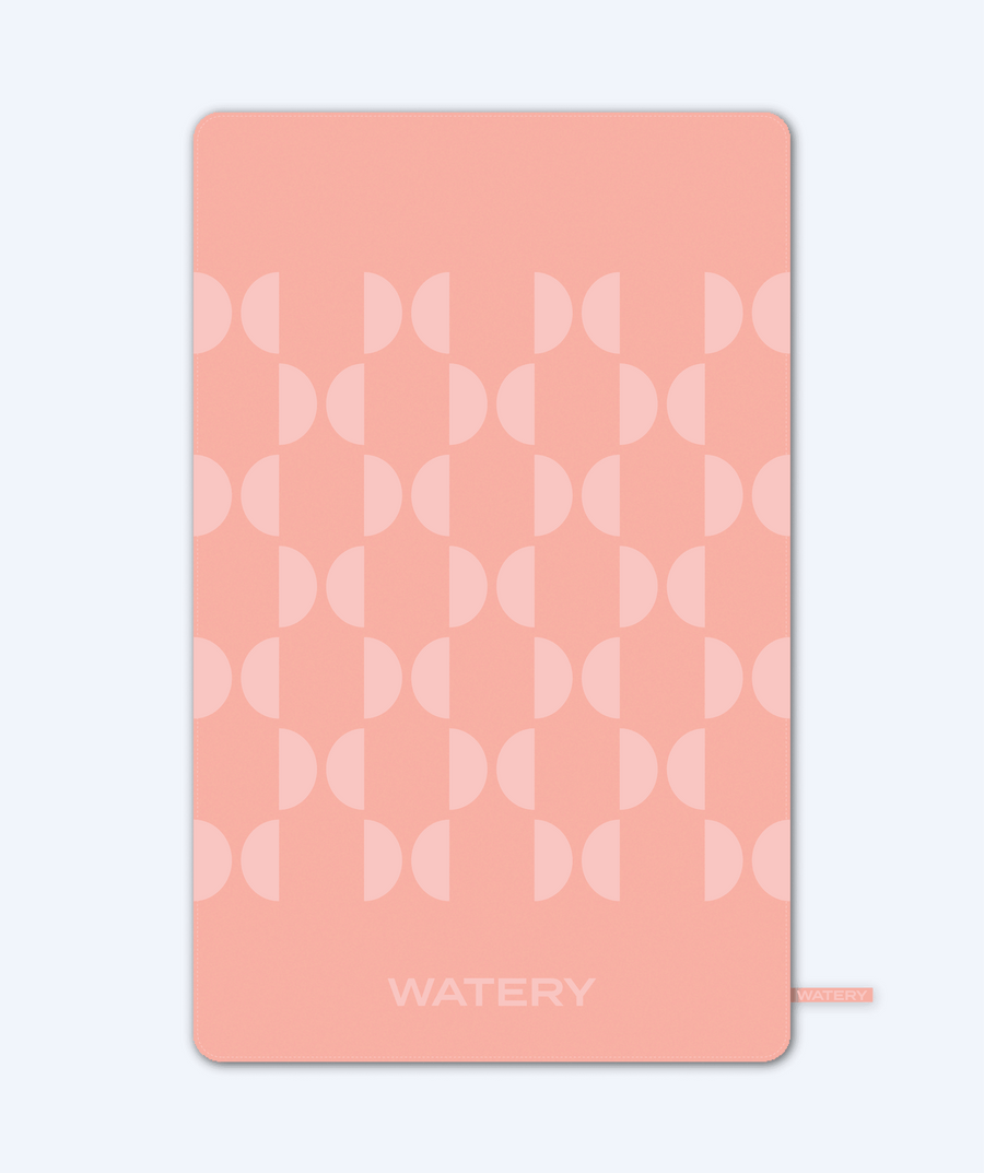 Watery Mikrofaser Badehandtuch (160 x 80 cm) - Rafferty - Blurish Pink