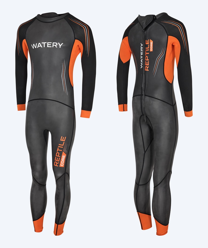 Watery Neoprenanzug für Herren - Reptile Core - Schwarz/Orange