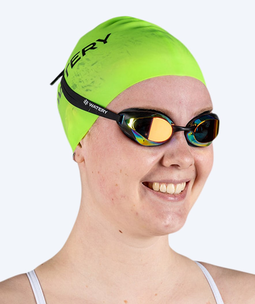 Watery Badekappe (Ab 12 Jahren) - Signature - Neongrün