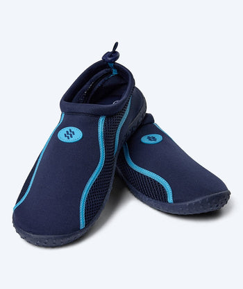 WateLves Wasserschuhe Badeschuhe Aquaschuhe Herren Damen Schnell Trocknend Atmungsaktiv Einstellbar Surf Pool Strand Unisex(Schwarz Grau 37