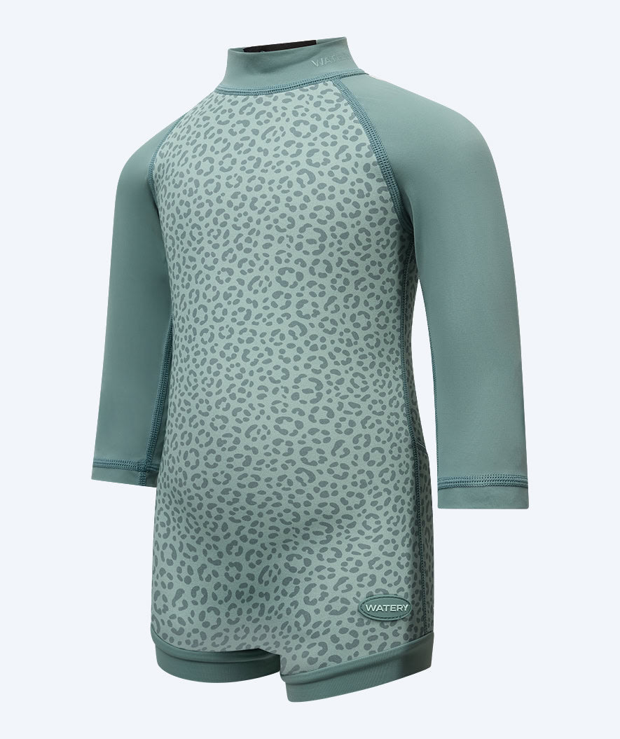 Watery Neoprenanzug für Babys - Sunset Wrap - Grün