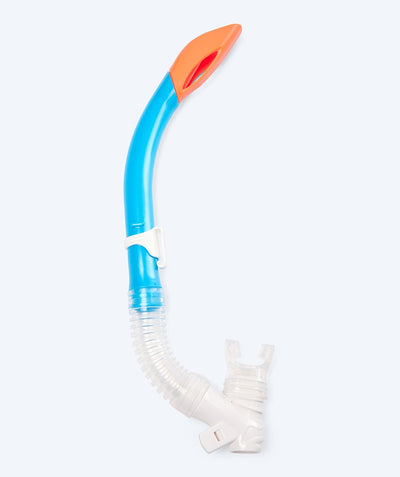 Watery halbtrockener Schnorchel für Kinder - Triton - Blau