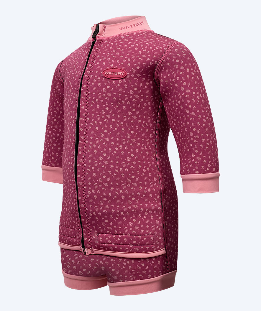Watery Neoprenanzug für Babys - Tropical Wrap'n Nappy - Atlantic Rosa