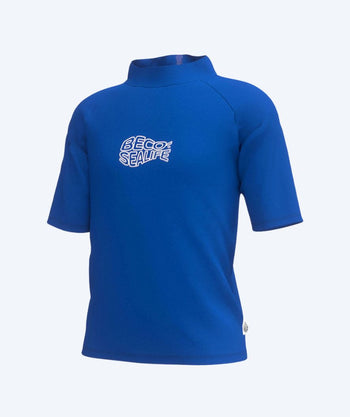 Beco UV Shirt für Kinder - Sealife Kurzarm Rashguard - Blau