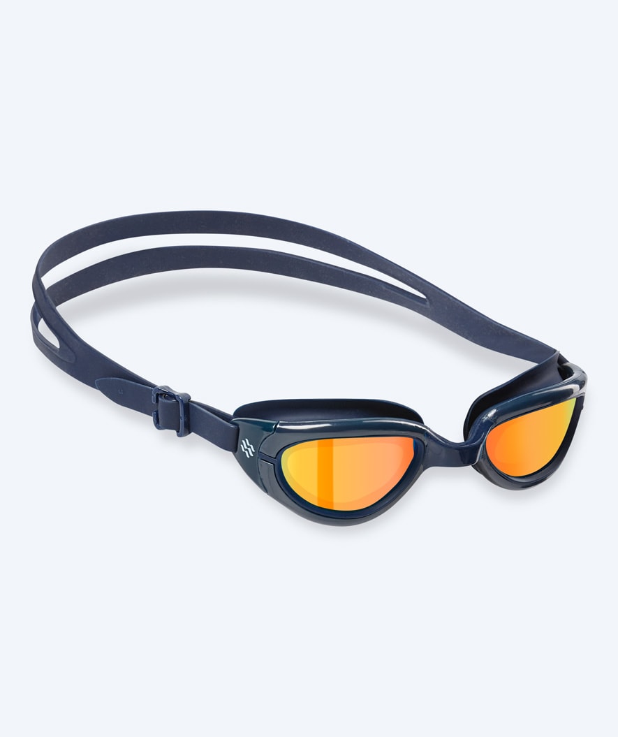 Watery Schwimmbrille für Kinder - Wade Mirror - Donkerblau/Gold