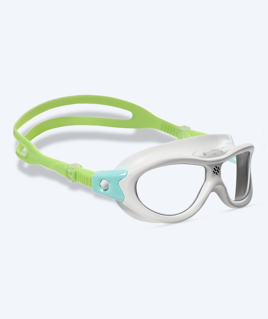 Watery Schwimmbrille für Kinder (2-8) - Wilton - Grün/weiß