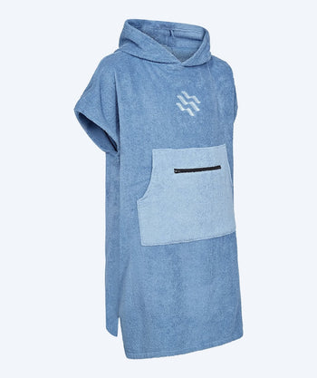 Watery Badeponcho für Junior - Bomuld - Atlantic Blue