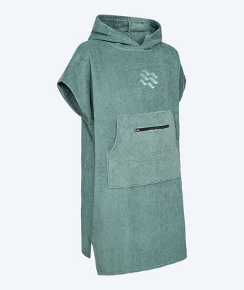 Watery Badeponcho für Junior (6-15) - Baumwolle - Forrest Green
