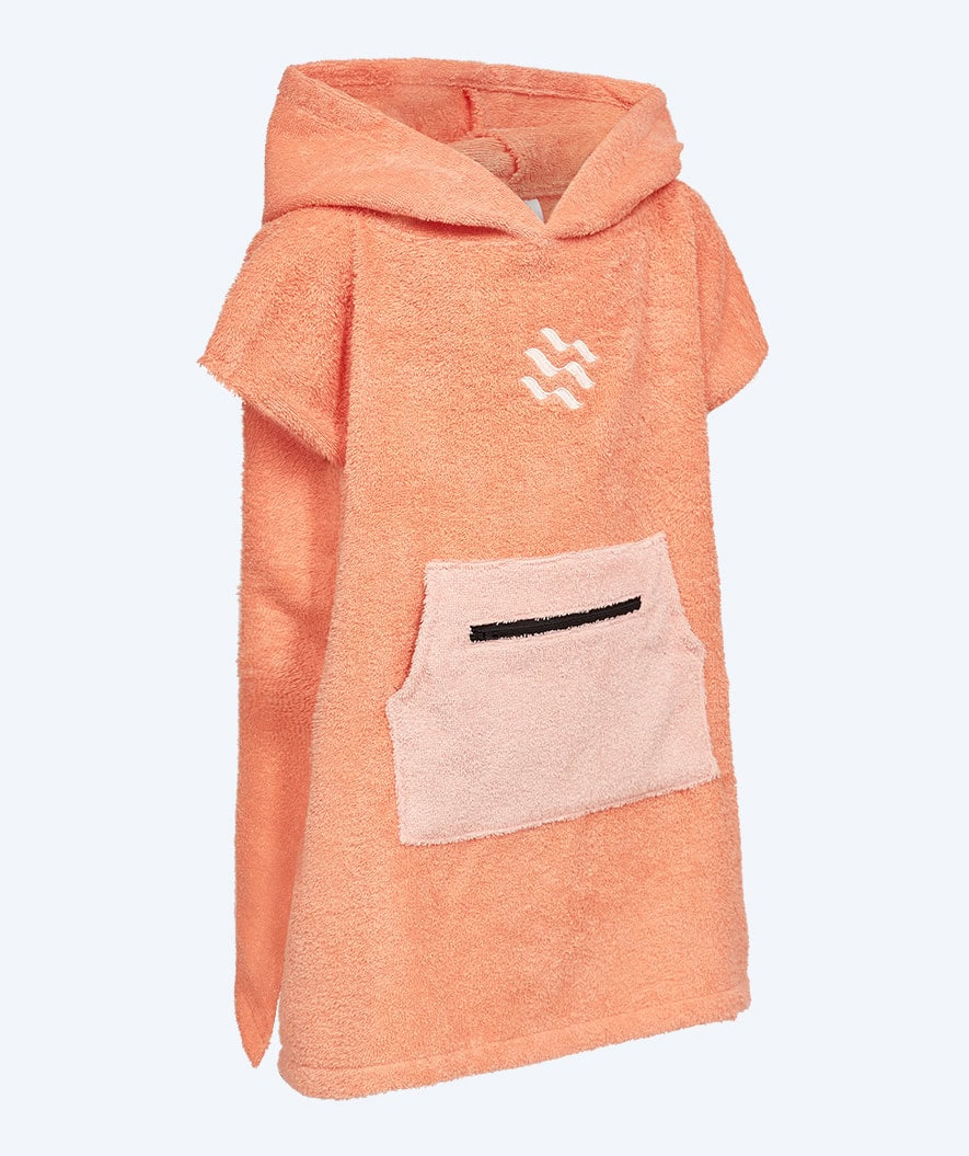 Watery Badeponcho für Kinder (1-6) - Baumwolle - Atlantic Pink