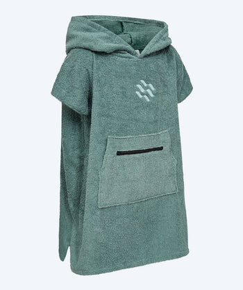 Watery Badeponcho für Kinder - Baumwolle - Forrest Green