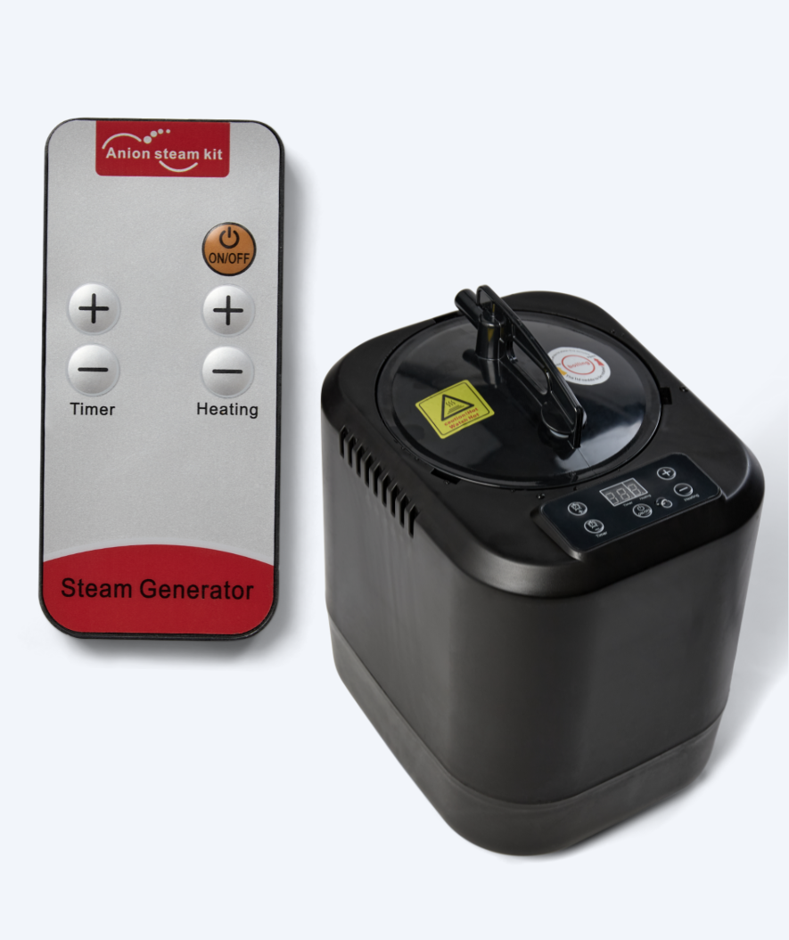 Watery tragbare Dampfsauna - Ambience - Schwarz